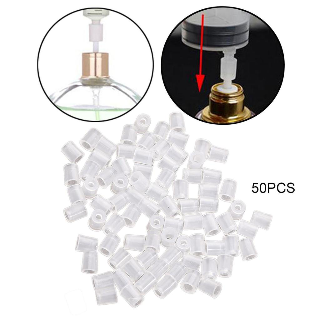 50 Pieces Perfume Pump Filling Tools Manual Adapter for