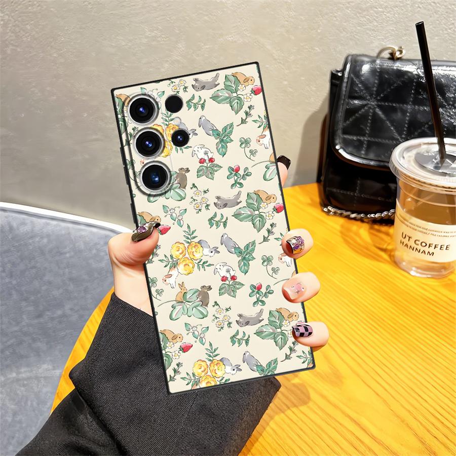Cartoon Butterfly Funda Phone Cover Case for Samsung Galaxy S26 Ultra S23 S10 S9 Note 20 8 9 10 S21 FE S20 Ultra S24 S25 Plus