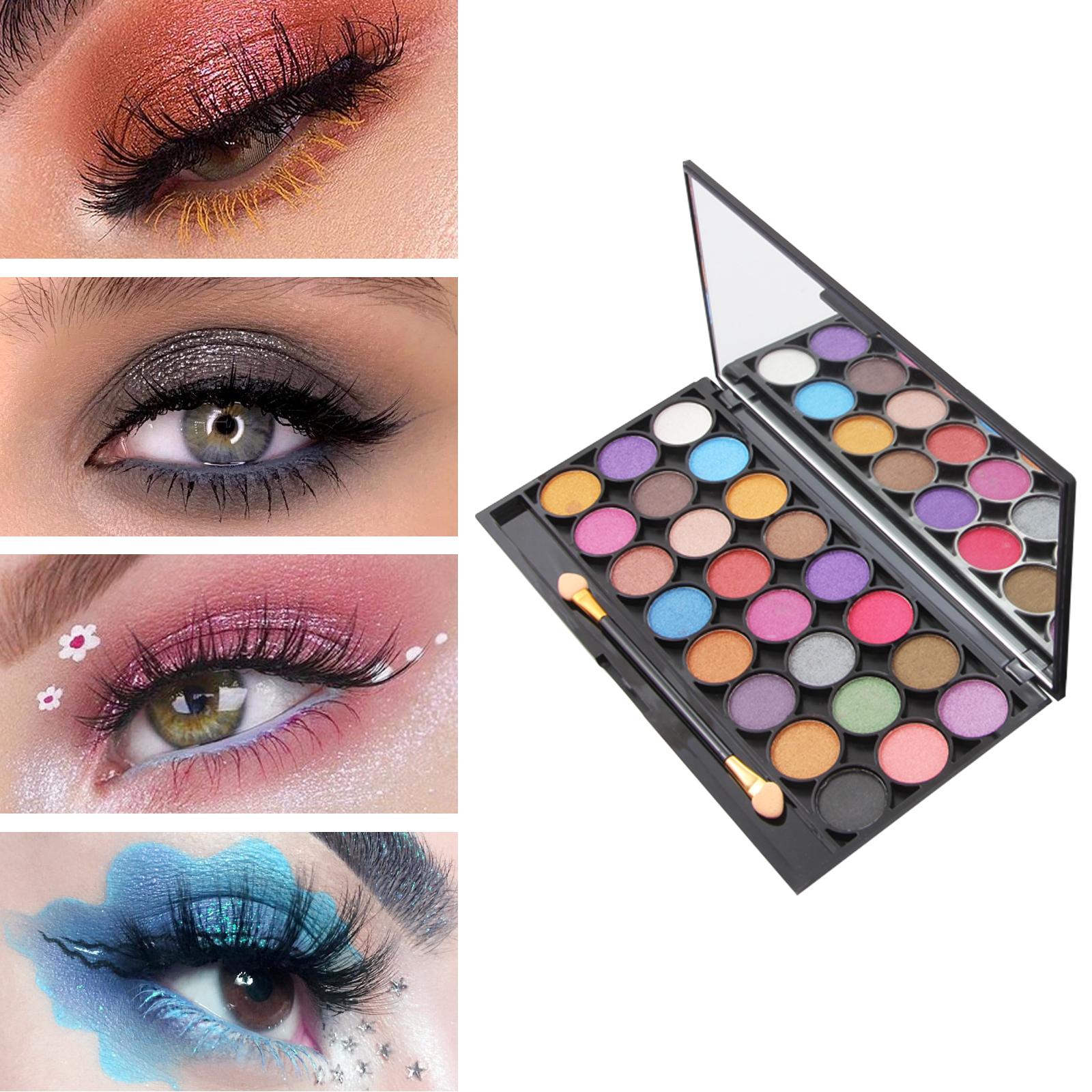 

Мисс Роза 24 цветов матовые и блестящие тени для век, водостойкие и стойкие с макияжем