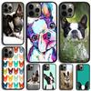 Boston Terrier Dog Faces Phone Case For iPhone 17 Air 15 16e 14 13 Pro Max Coque 12 11 Pro Max PLUS Cover