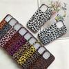 For Apple iPhone 7 To iPhone 16E 16 Pro Max Lady Leopard Print Fashion Half Pack PU Leather Phone Case Cover