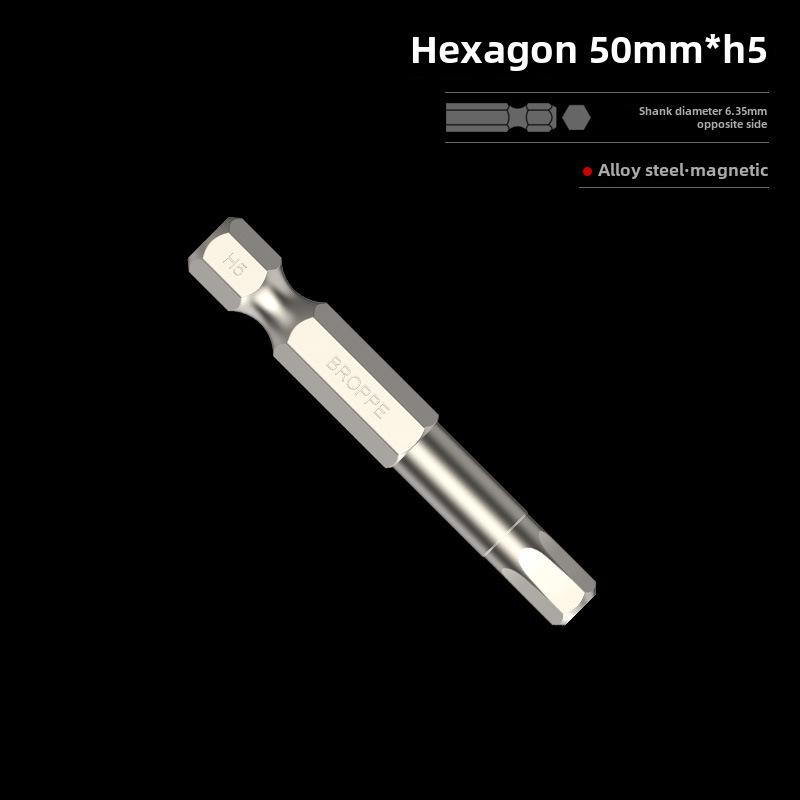 BROPPE Magnetic Hexagonal Extended Screwdriver Head for Electric Drills