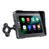 7 Inch Wireless Motorcycle Carplay with Apple Carplay & Android Auto, HD Touchscreen GPS Navigation System with Voice Control, Dual Bluetooth, Siri &