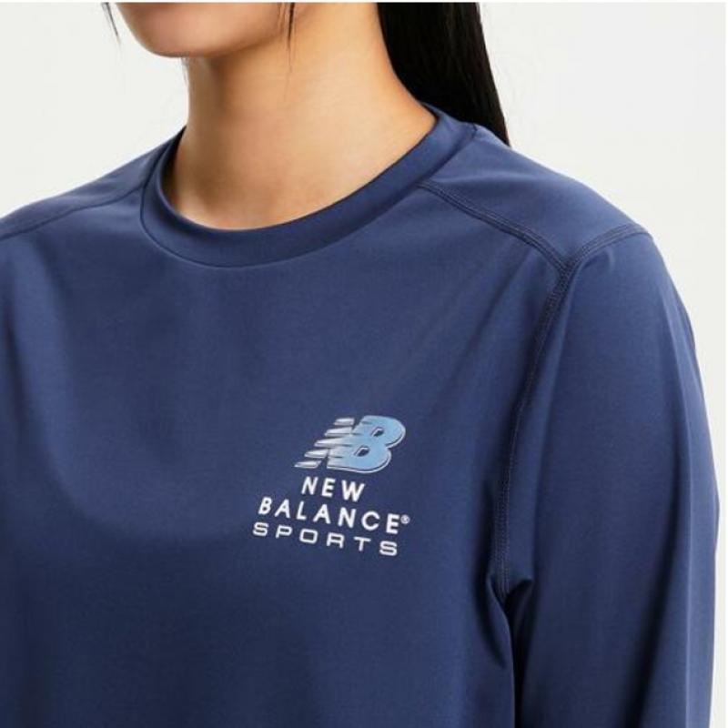 New Balance Half Club New Balance New Balance Common Basic Long Sleeve Rash Guard Nbnde22