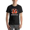 Cincinnati Bengals Striped B Logo Black T-Shirt