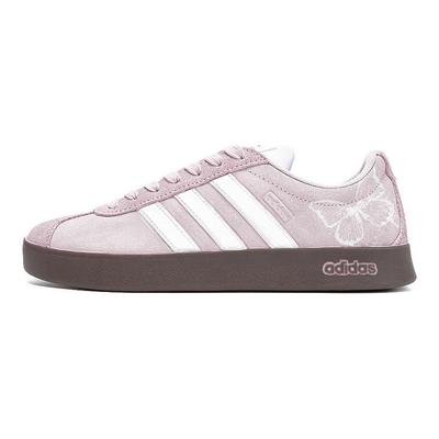 Neo Vl Court Alice, Cuir Ambré Basse Tige Chaussures de Skateboard Unisexe Rose HQ1802(Équipe 189-)