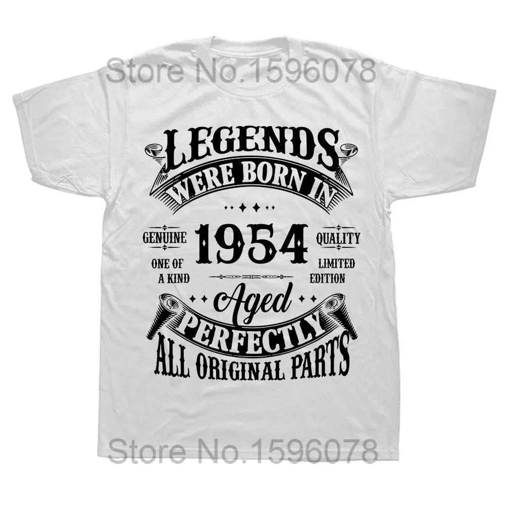 70 Year Old Gifts Vintage 1954 Limited Edition 70th Birthday Tee Tops Round Neck Short-Sleeve Fashion Tshirt Clothing T-shirts