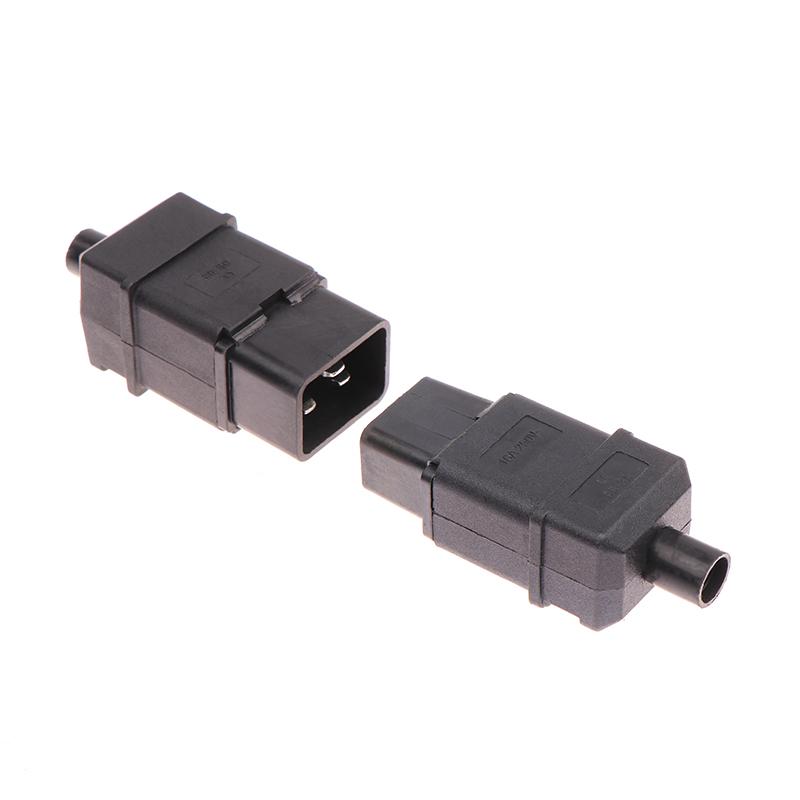 16A 250V Iec320-C19 C20 Männlich Weiblich Montiert Verdrahtung Power Steckdose Pdu Ups Chassis Server Stecker