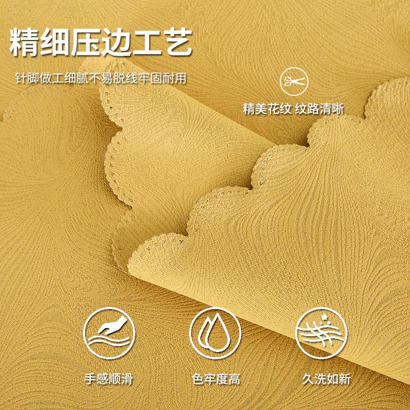 Hotel Round Tablecloth Fabric Restaurant Tablecloth Hotel Banquet Large Round Table Tablecloth Household Round Table Tablecloth