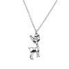 Panda Charm Necklace Cute Animal Pendant For Kids Chinese Culture Jewelry 43cm Chain