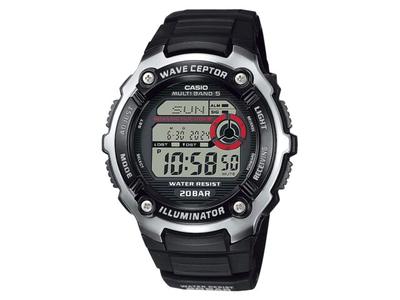Collection Wave Scepter WV-200R-1AJF Men's Watch Black Digital Day/Date