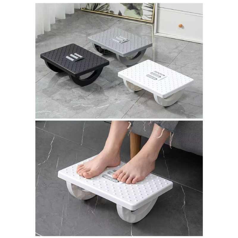 Office Footstool Luxury Plastic Footrest For Adults Antioverlapping Leg Support