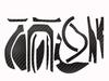 CUSTOM Custom Decal for YOROI 20SLX DC Baitcasting Scratch Protection SEAT.JP Reel, (Black, Right-Handed)
