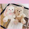 Adorable Plush Goodnight Bear And Sweetheart Rabbit Soft Toy Gift For Cuddling