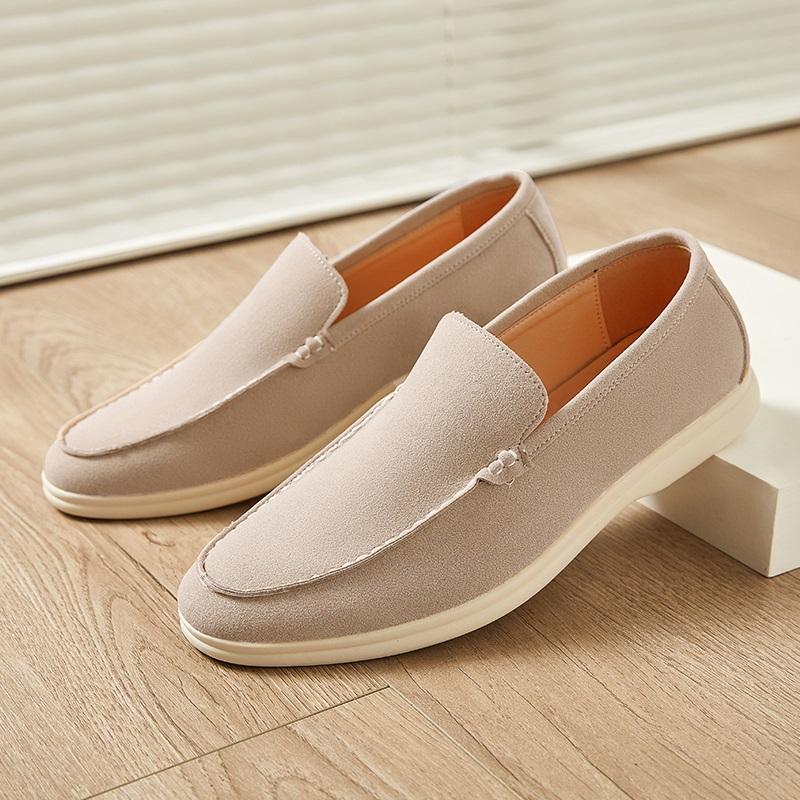 Luxury Designer Fashion New Suede Leather Casual Shoes For Men Slip On Loafter Formal Wedding Dress Homecoming Zapatos