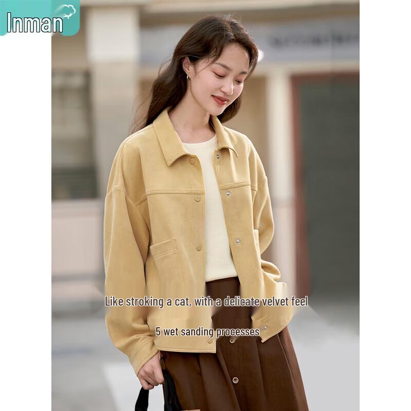 

INMAN Женская повседневная куртка с лацканами L