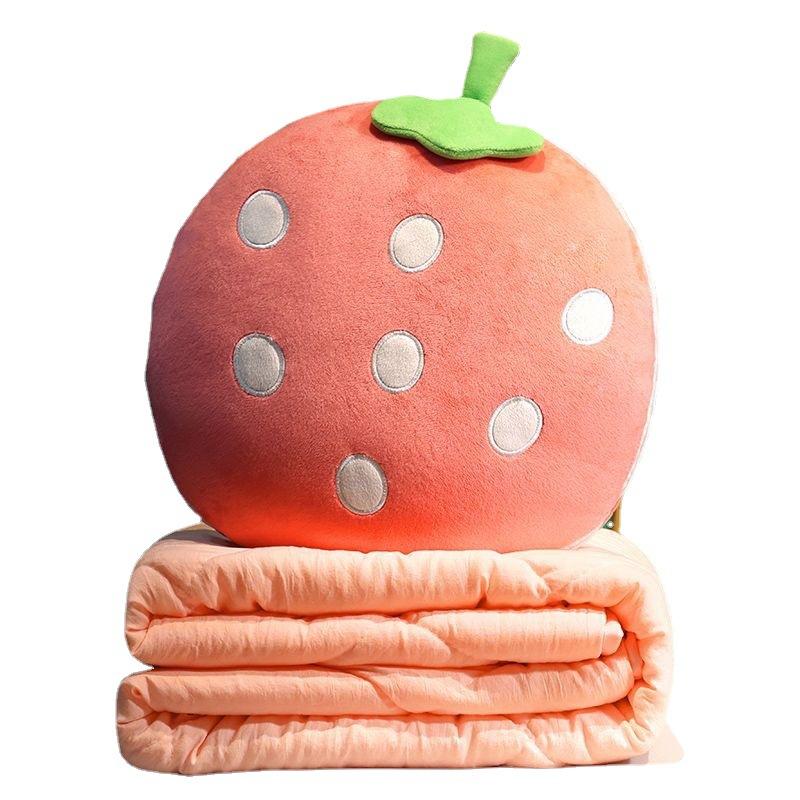 Pillow Quilt Dual-purpose Office Nap Pillow Car Blanket Two-in-one Car Pillow for Girls To Sleep In The Car