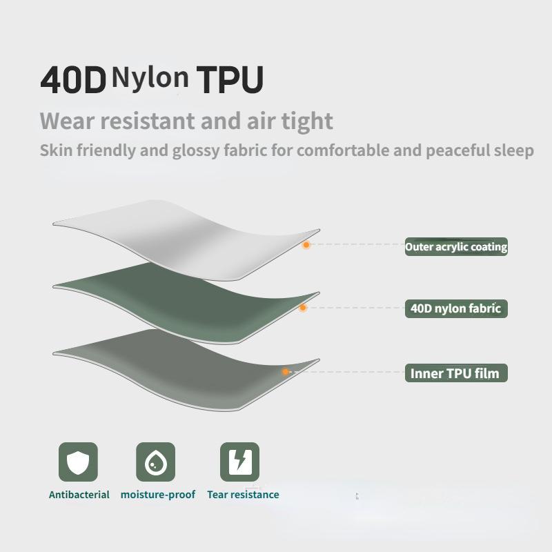 Outdoor Camping Luftmatratze Tragbare Ultraleicht Camping Doppel Klapp Picknick Matte Aufblasbare Matratze Isomatte