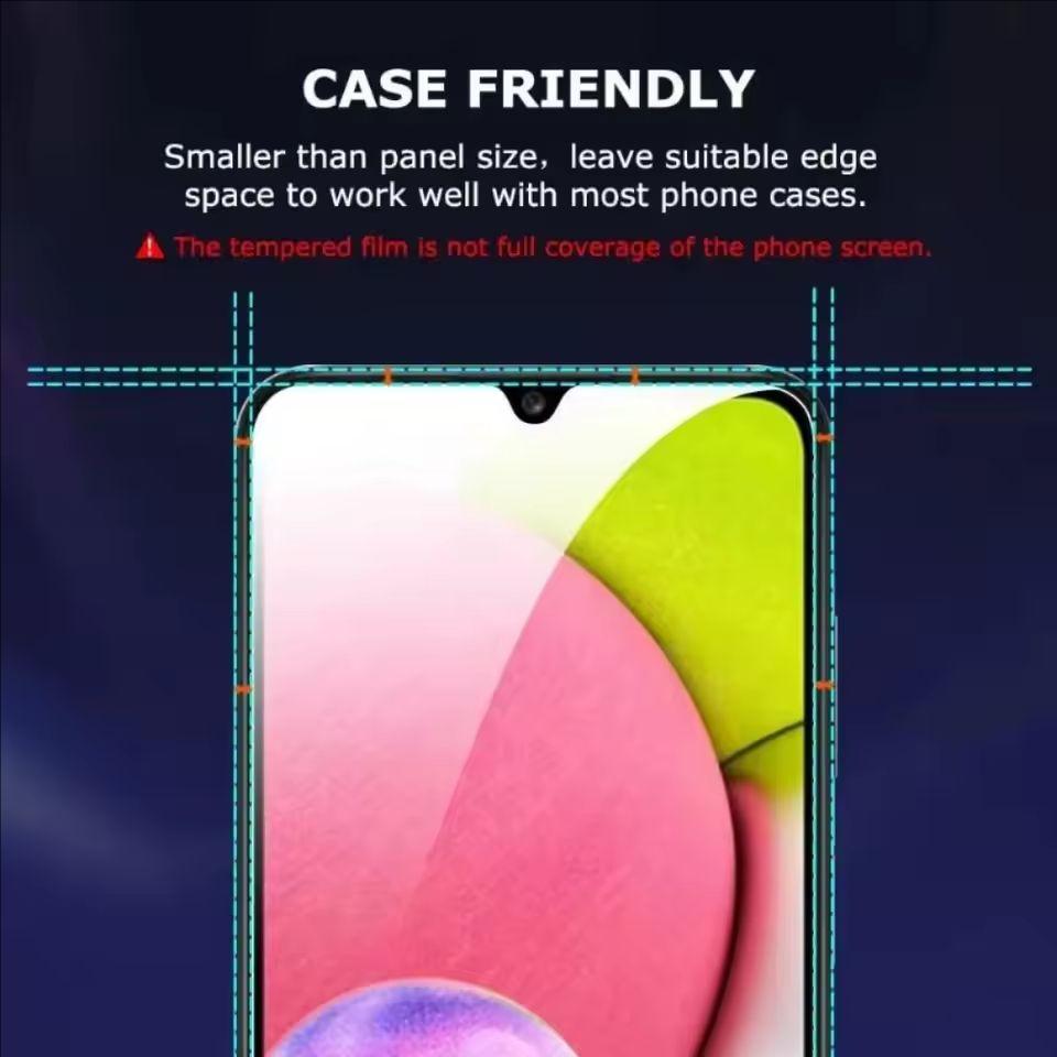 2Pcs Tempered Glass for Samsung A14 4G A34 A54 A24 Glass Screen Protective for Samsung Galaxy M04 F04 F14 F54 F34 Clear Glass