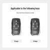 Toyota Sienna Key Case: Compatible with 24 Models, Granvia, Alphard, Vellfire Metal Shell Buckle