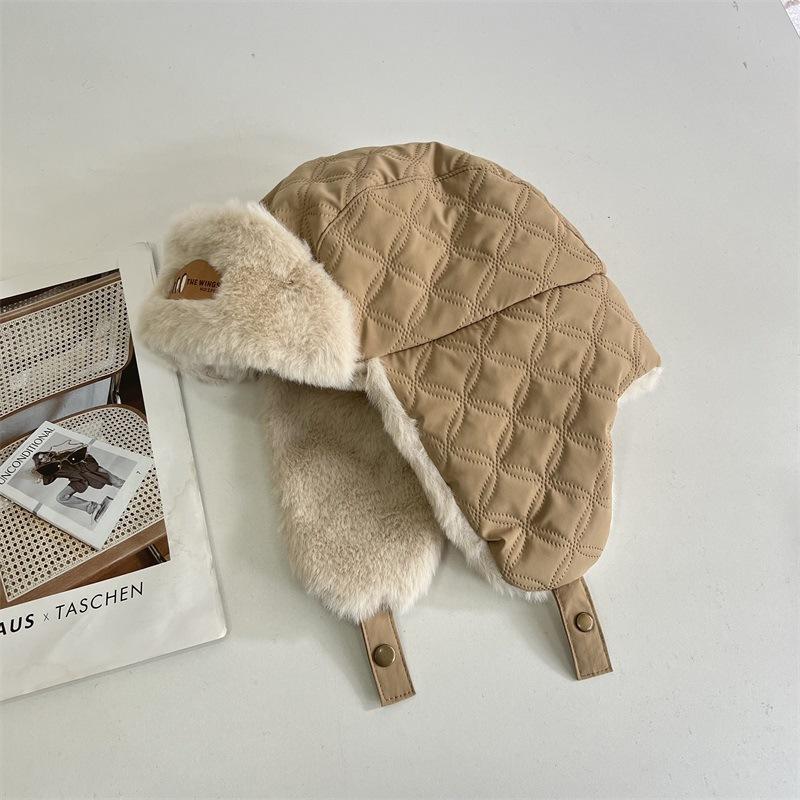 New Lei Feng hat winter thickened windproof warm northeast velvet cold ear protection cycling pilot ski hat