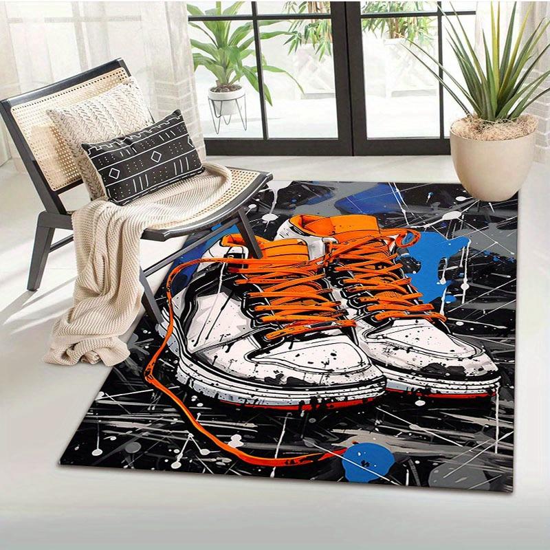 800g/m² Crystal Velvet Home Camping Fashion Sports Running Shoes Carpet Doormat,Living Room Decoration,Bedroom Decoration,Kitchen Bathroom A
