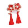 Tassel Children Red Bow Hairpin Cat Ears Hanfu Hair Sticks Chinese New Year Headwear  Children