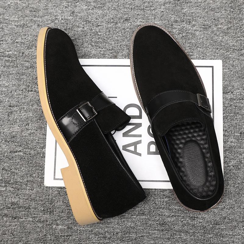 2025 Anti-velvet Cowhide Shoes Men's Business Leather Shoes British Trendy Leather Men's Shoes Fashion Casual Shoes 2025 Direct Sales