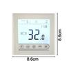 WiFi Thermostat Remote Access Thermostat 8.6cm*8.6cm Programmable Thermostat Flexible Temperature Control Memory Function