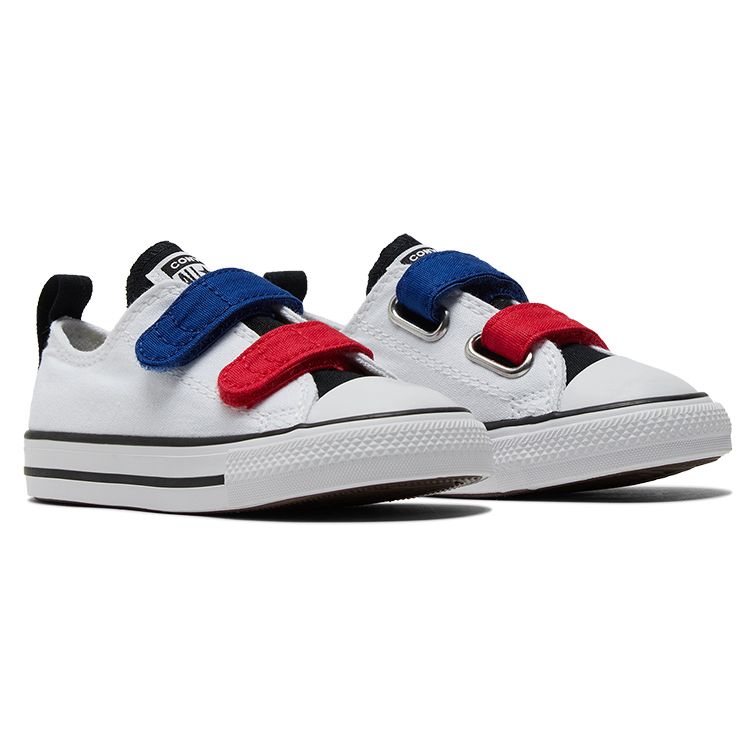 Converse All Star 2V Low Top Canvas Shoes Baby Sneakers White A03596C