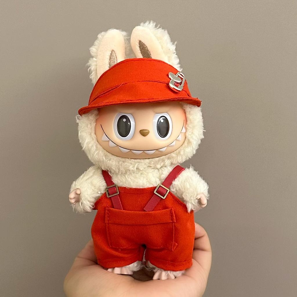 Doll Clothes For 15-17CM I II III Labubu Outfits Mini Plush Cotton Idol Doll Clothing Sitting Party Accessories Gifts
