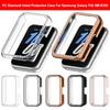 PC Diamond Inlaid Case Screen Protector Case Dustproof Smartwatch Protective Shell Anti-Scratch for Samsung Galaxy Fit 3