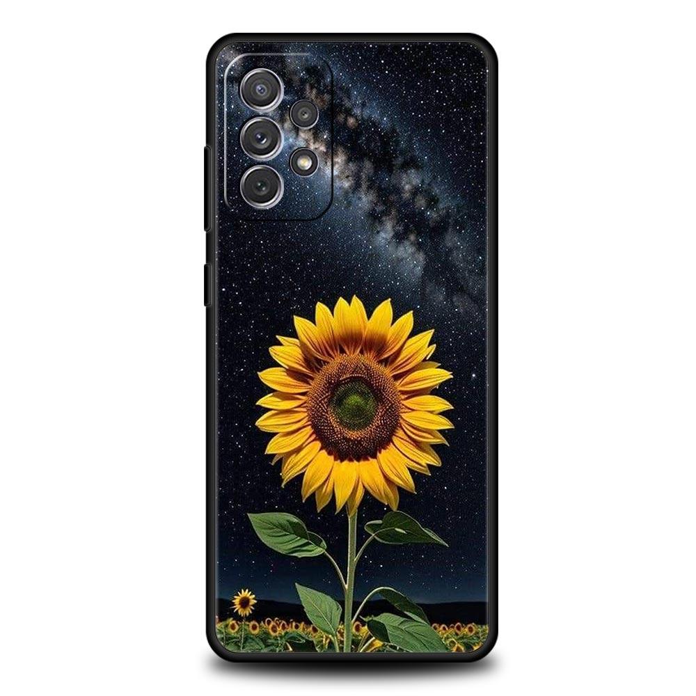 Beautiful Yellow Sunflower Case for Samsung A51 A71 A21S A11 A15 A25 A31 A41 A23 A33 A53 A73 A03S A05S A13 5G A35 A55 Cover