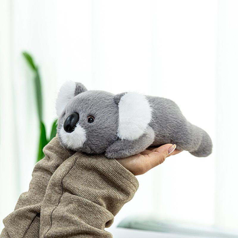 Ruční plyšová hračka Koala na klíčenku s měkkým krátkým plyšem pro děti a jako dárky