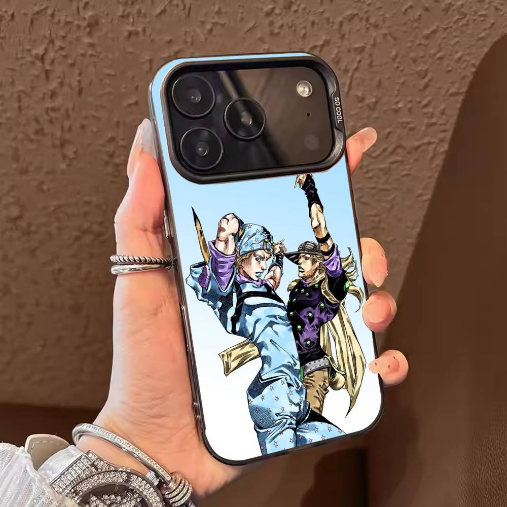 

Johnny J-Joestar of the J-Jojo Phone Case Color Silver Shell For IPhone 17 16 15 14 13 12 11 Pro Max Plus iPhone12PROMAX