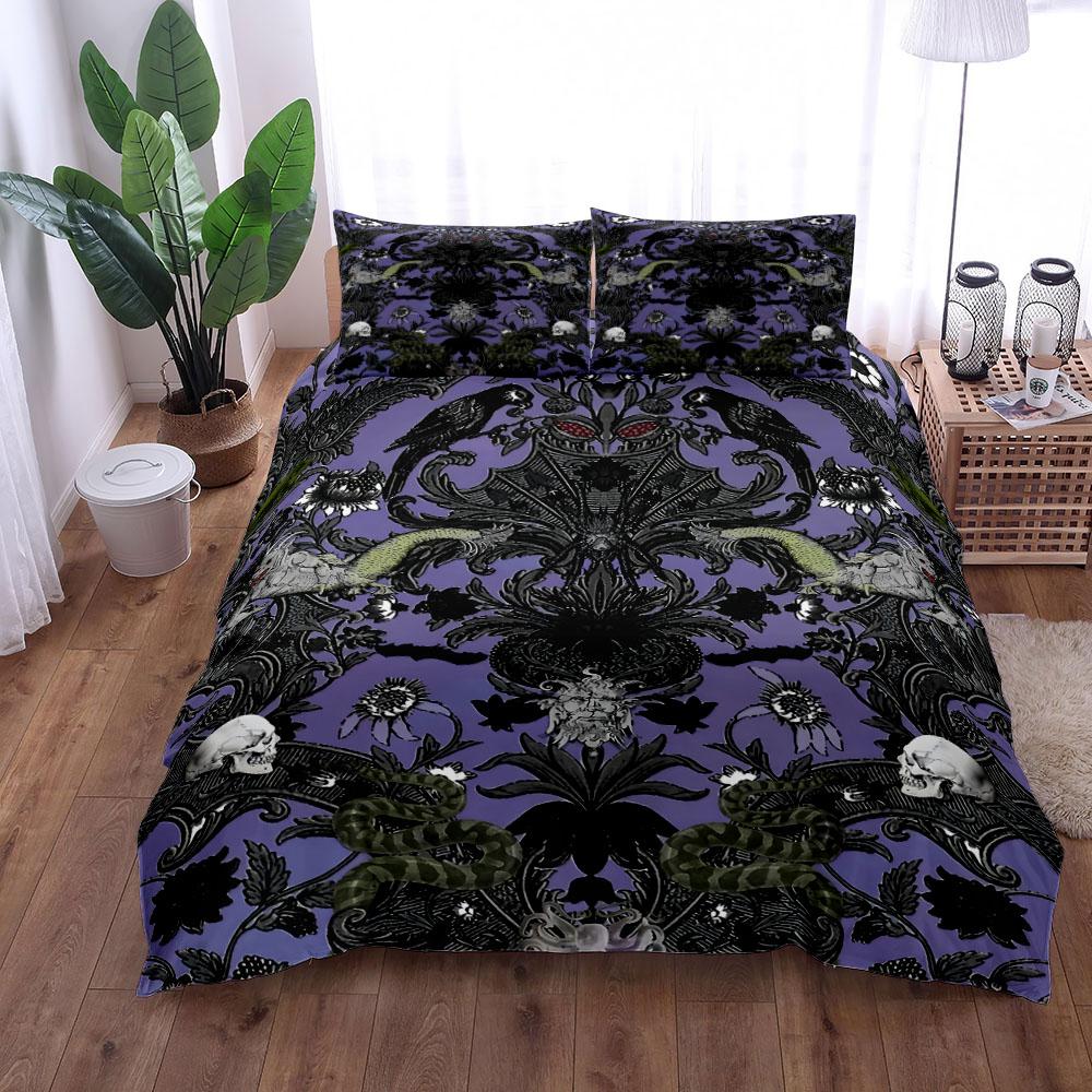 Halloween Pumpkin Horror  Duvet Cover Set EU Single Double King US Twin Full Queen Size Bed Linen Set