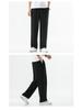 Pantalones Casuales de Lino de Lujo Ligero para Hombre Vonsrman - Estilo Chino, Otoño, Corte Holgado, Talla Grande, Corte Recto