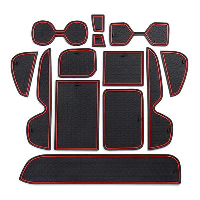 For Toyota RAV4      2024 2025 Anti-Slips Gate Slot Mat Accessories Rubber Cup Holder Non-Slips Car Sticker