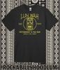 Retro Tiki Art Tee T Shirt Cotton Bar Mug Restaurant Lun Wah NJ Est 1974