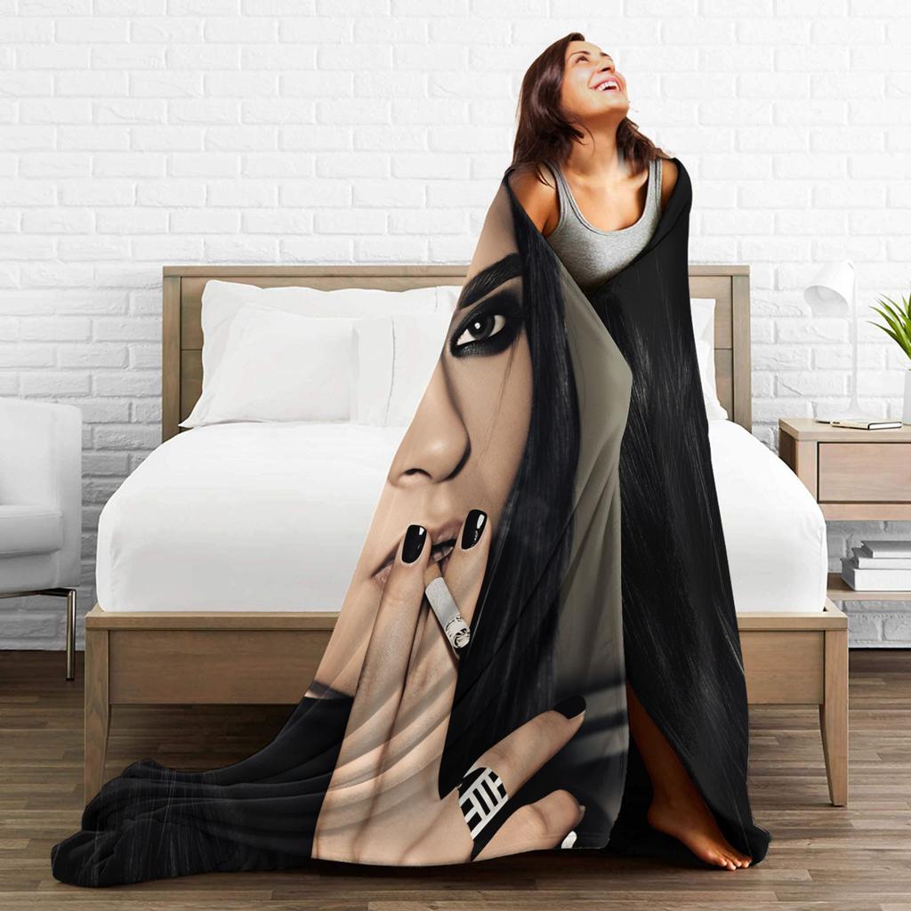 Tom Kaulitz Bill Kaulitz Decke Warm Ästhetisch Plüsch Bettwäsche Überwürfe für Sofa Bett Flugzeug Reise Flanell Tagesdecke Bettbezug