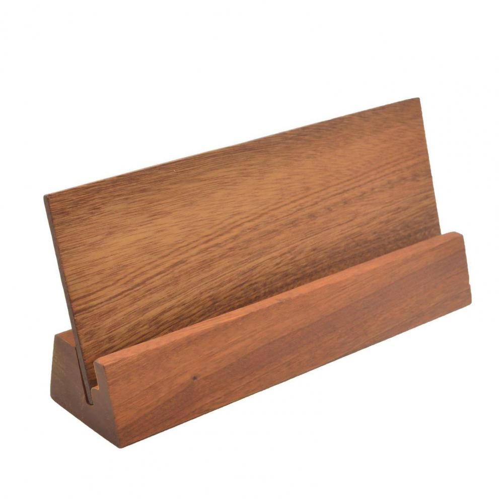 Rustikaler Kartenhalter aus Holz, Tischkalender, Tischnummernständer für Hochzeiten, Bankette, Restaurants, Foto- und Bilderpräsentationssockel