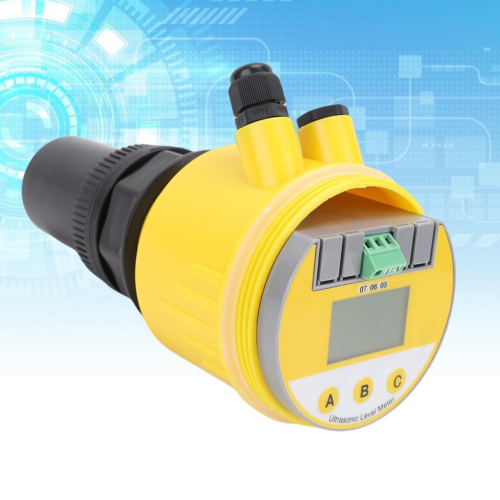 Water     Meter, 0-10m  24V LCD 4-20mA Water   Sensor with Waterproof Housing, Digital Transmitter Water Meter Sensor
