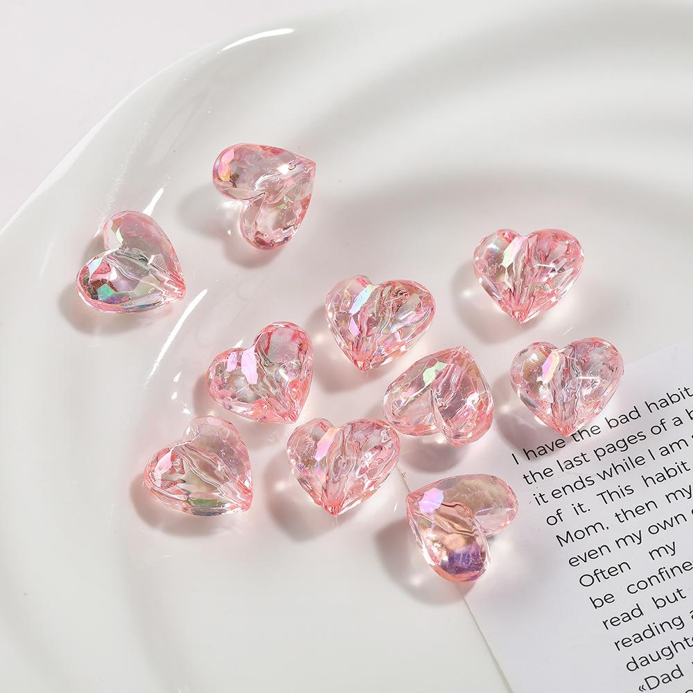 20Pcs Symphony Acrylic Love Crystal Beads DIY Jewelry Accessories