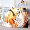 Japanese Anime Cartoon NARUTO Famous Uzumaki Naruto Blanket Soft Home Furnishing Nap Decoration Four Seasons Warm Sherpa Blanket B3