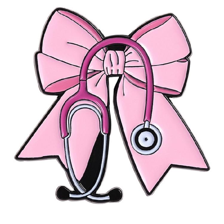 

Cute Wellness Tool Inspired Alloy Brooch Perfect Nurse Accessory For Uniforms Casual Clothing Lightweight Design