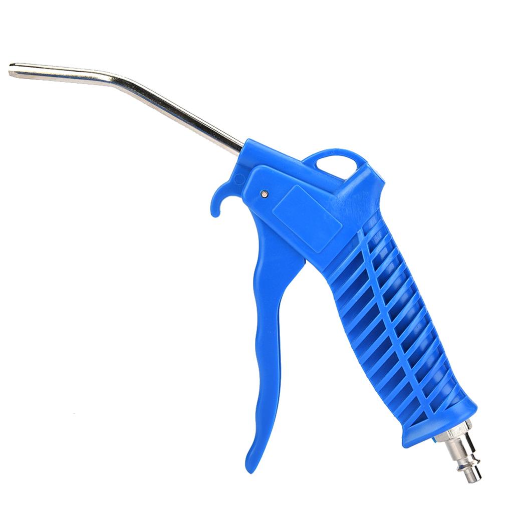 Blue Air Duster Gun Pneumatic Wind Blowing Kit Set with EU Connector PU Hose