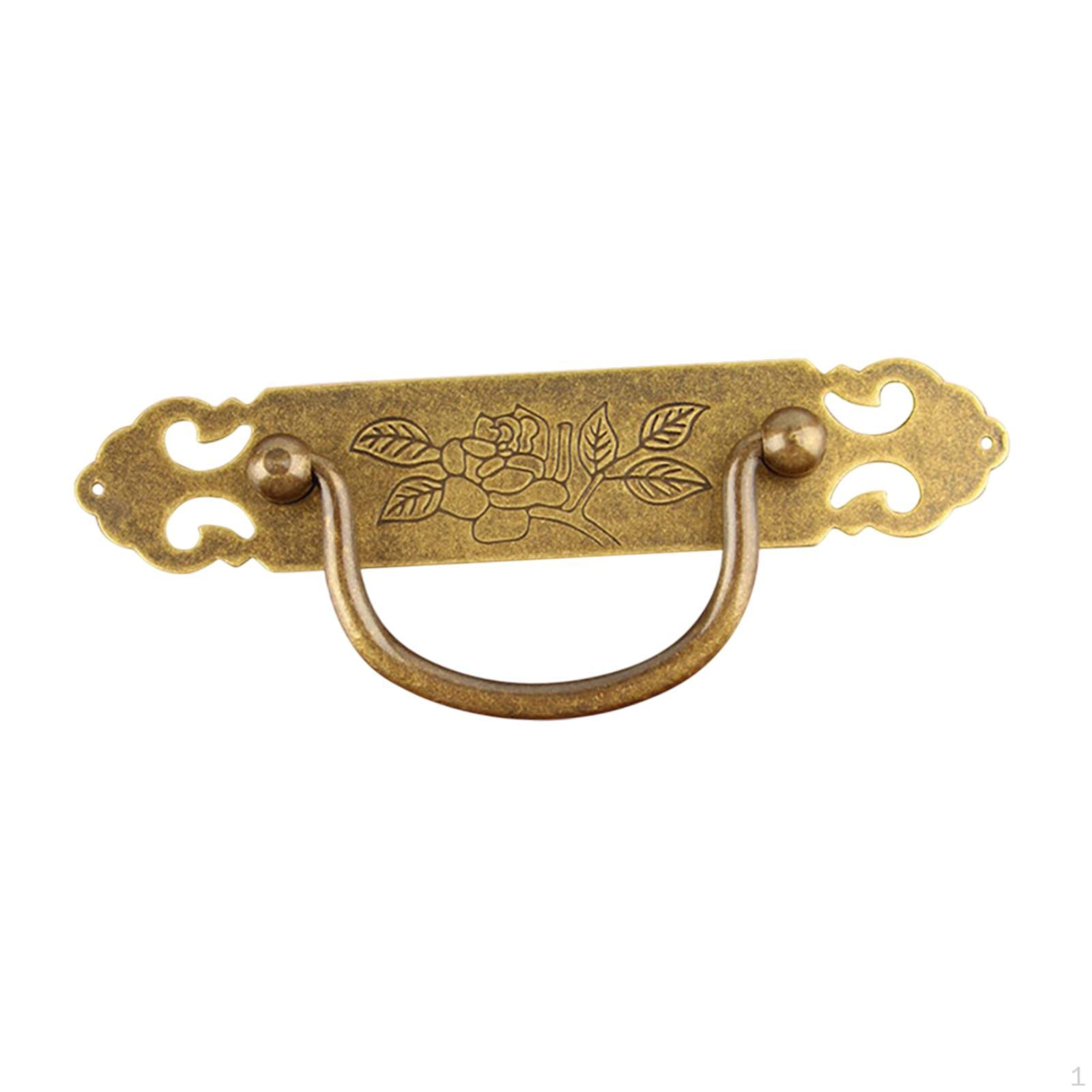 

Латунная ручка для ящика для шкафа и комода, фурнитура для домашней мебели бронзовый