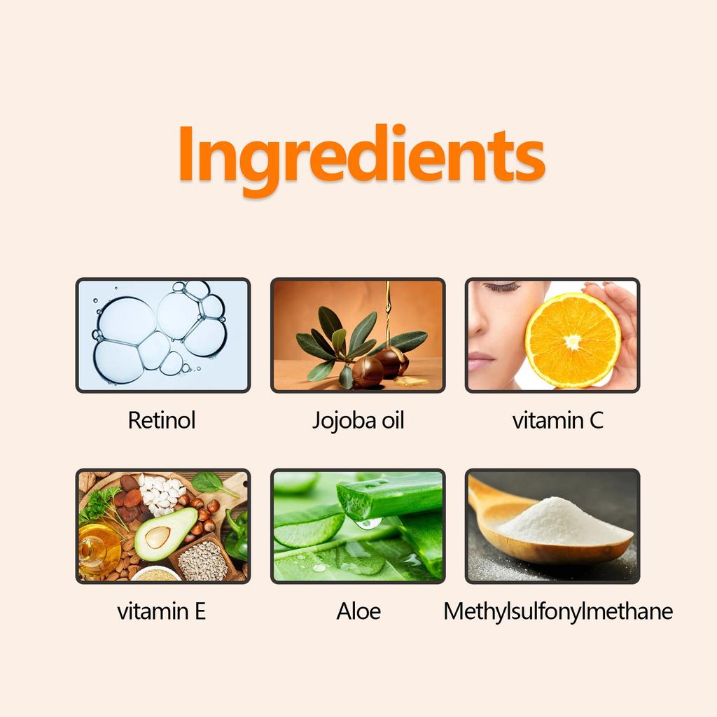 VitaminC Facial Serum Brightening Skin Color Hydrating Moisturizing Tender Moisturizing Facial Skin Serum 30ml