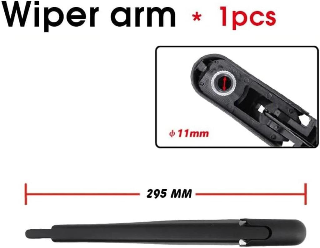 Rear Wiper Arm Blade Kit Replacement, for Nissan Juke Hatchback