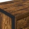 Nightstand Smoked Oak 39.5 X 30 X 50 Cm Particleboard